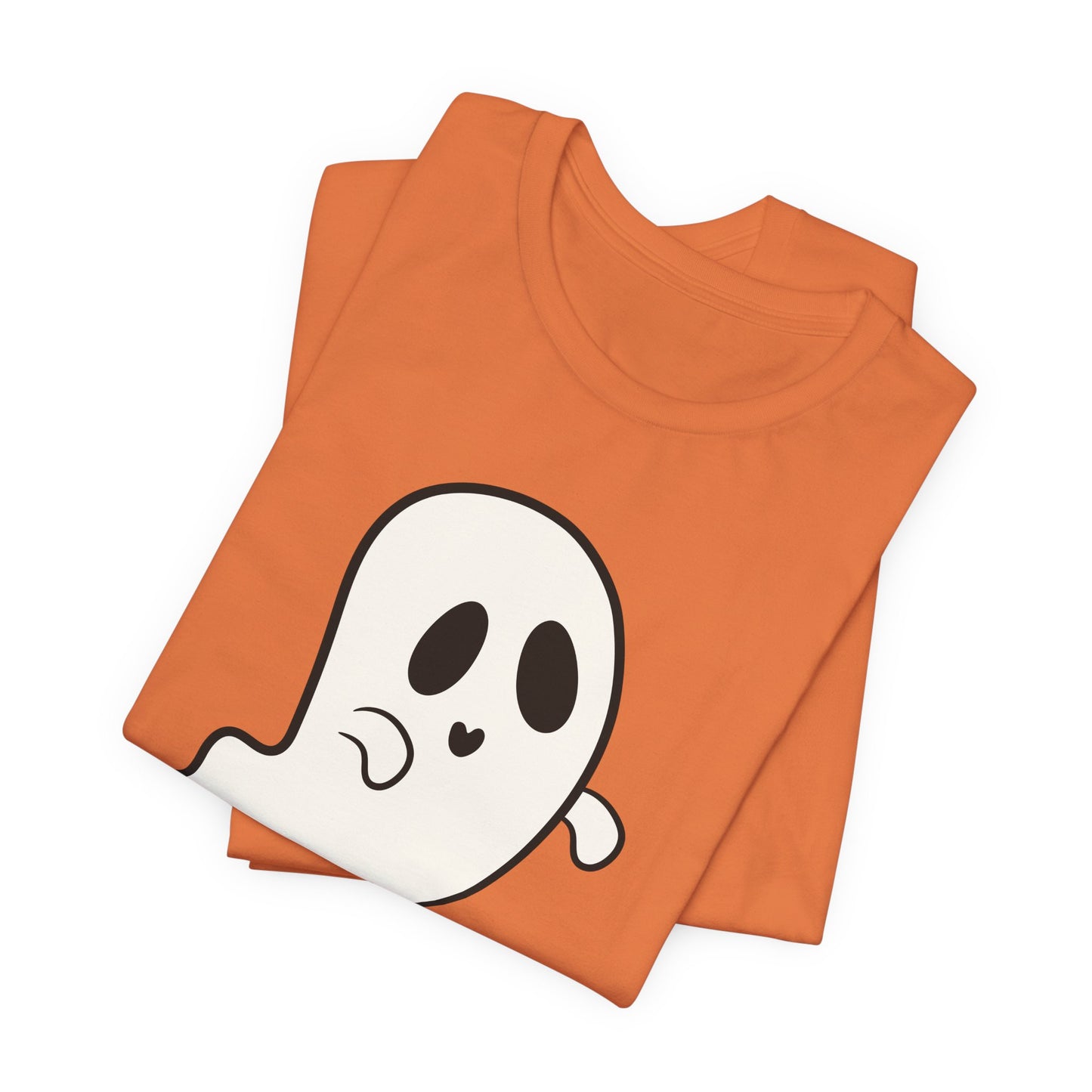 "Hey, Boo!" Ghost Tee | Cute Halloween Graphic T-Shirt