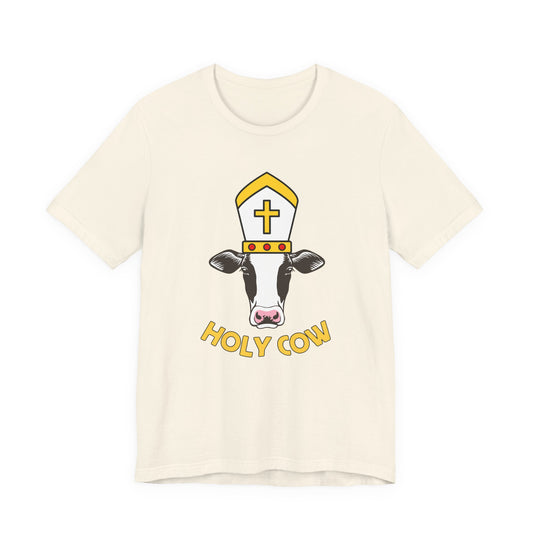 Holy Cow Tee | Religious Humor Graphic T-Shirt