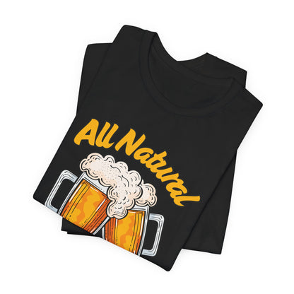 All Natural Beer Recycling Center Tee | Funny Beer Graphic T-Shirt