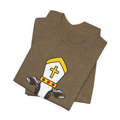 Holy Cow Tee | Religious Humor Graphic T-Shirt