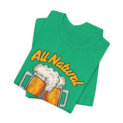 All Natural Beer Recycling Center Tee | Funny Beer Graphic T-Shirt
