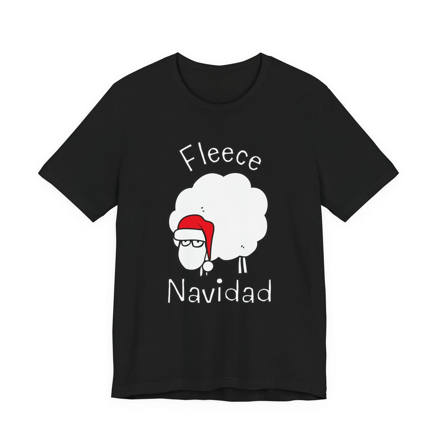 Fleece Navidad Tee | Christmas Sheep Graphic T-Shirt