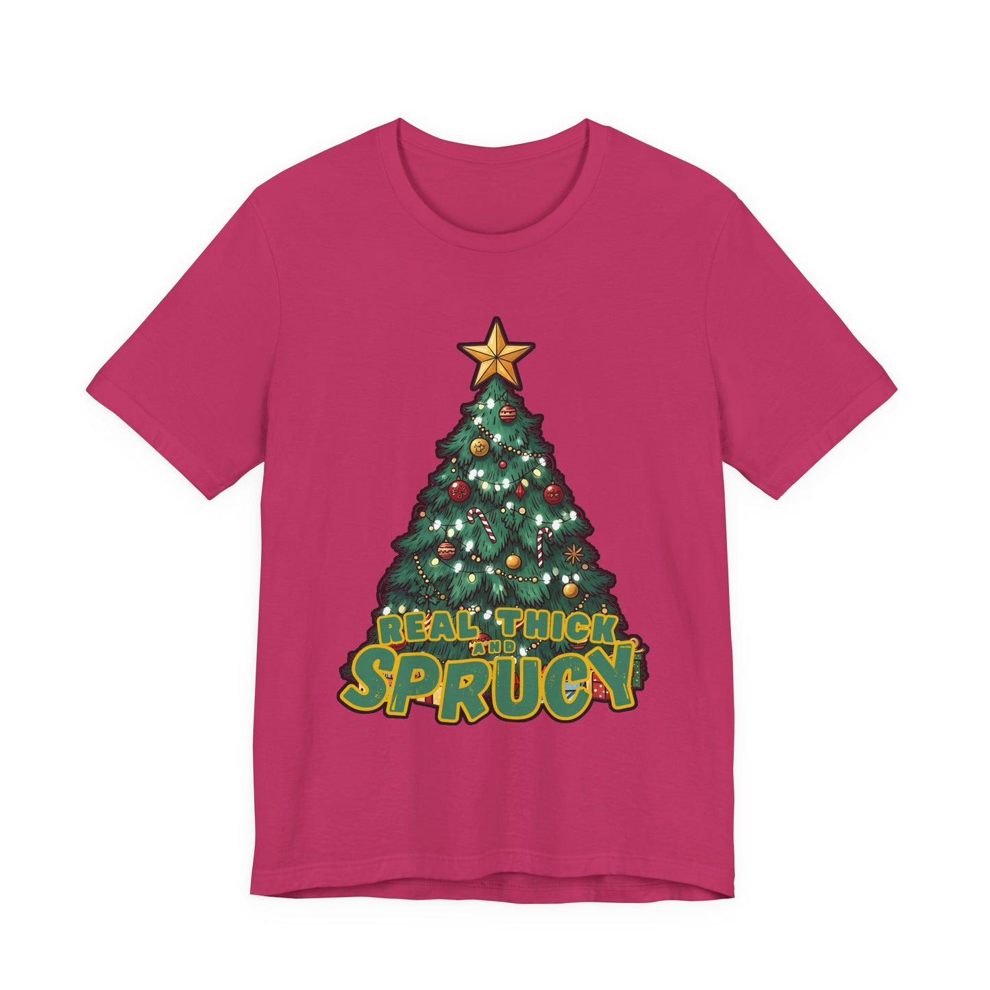 Real Thick and Sprucy Tee | Holiday Tree Graphic T-Shirt