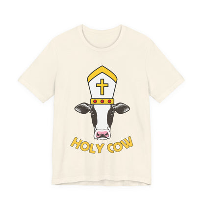 Holy Cow Tee | Religious Humor Graphic T-Shirt