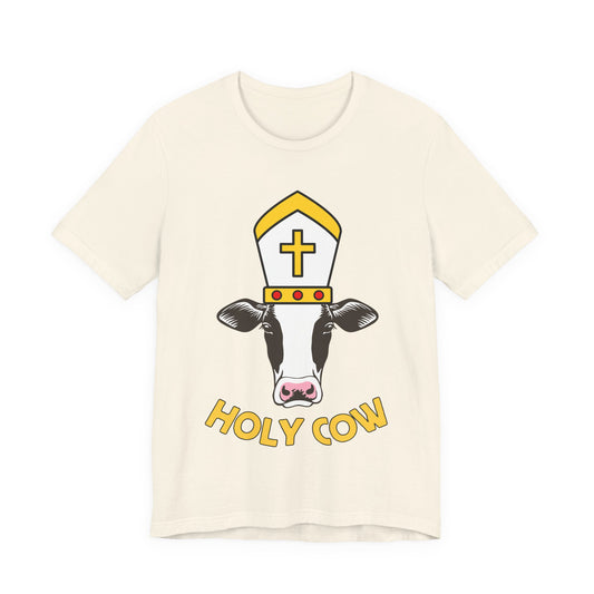 Holy Cow Tee | Religious Humor Graphic T-Shirt