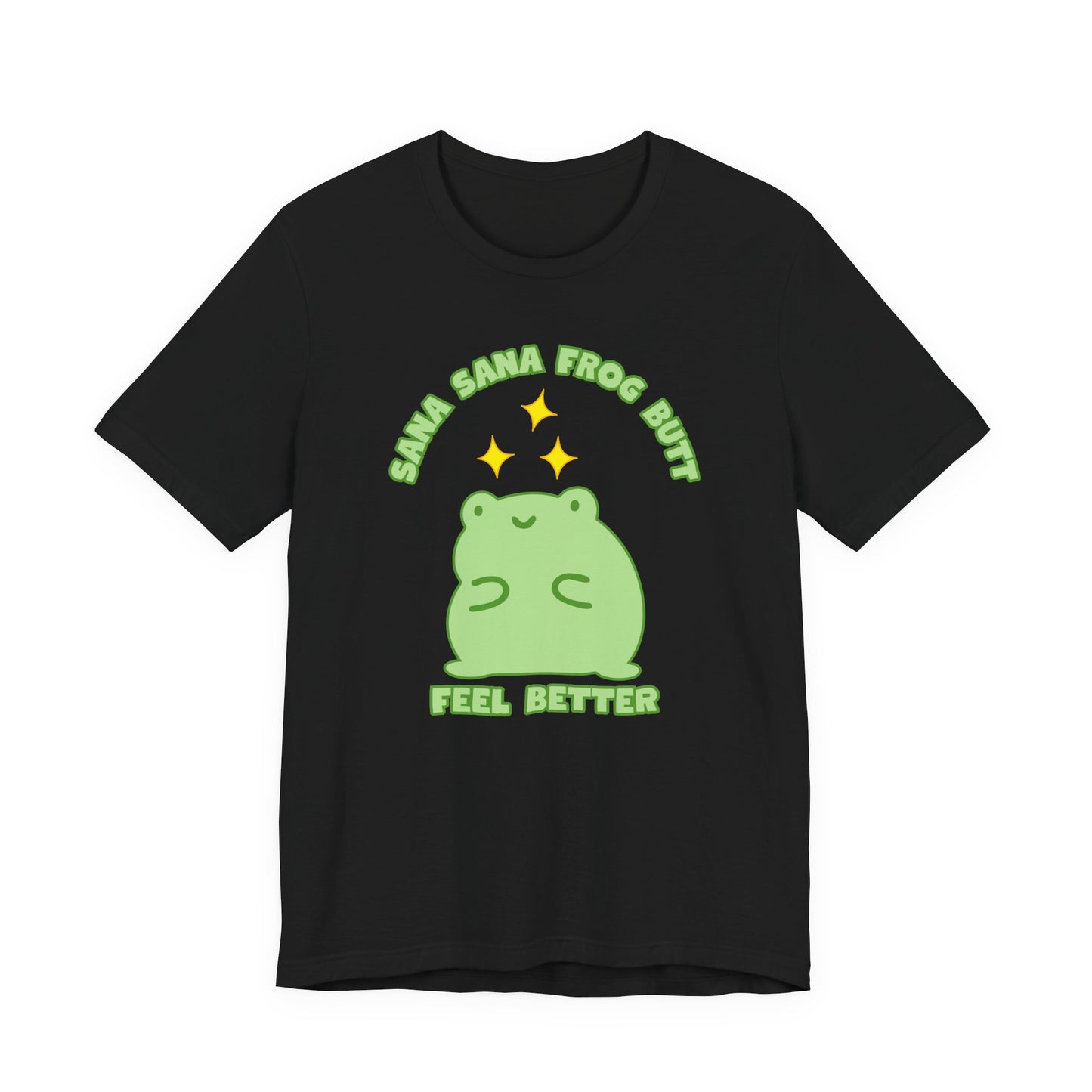 Sana Sana Frog Butt Tee | Silly Saying Graphic T-Shirt