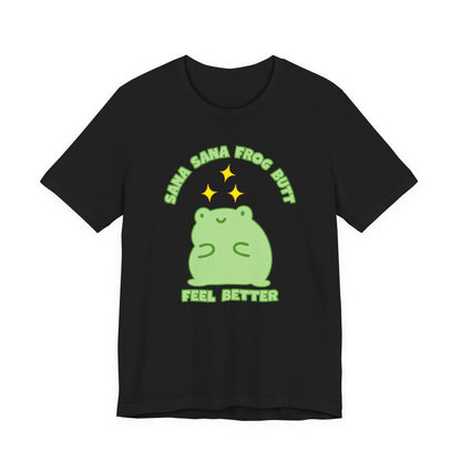 Sana Sana Frog Butt Tee | Silly Saying Graphic T-Shirt