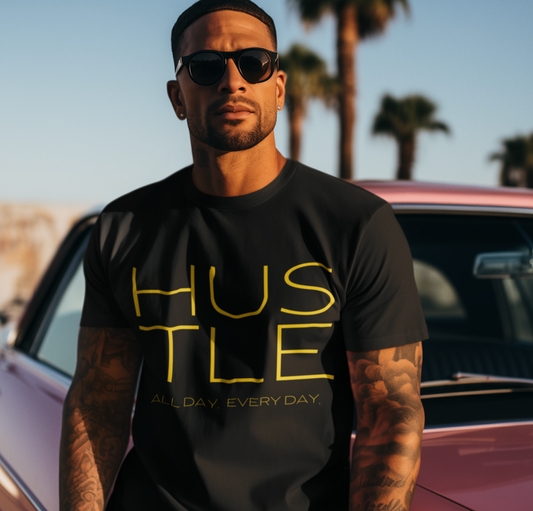 HUSTLE - All Day. Every Day. Tee