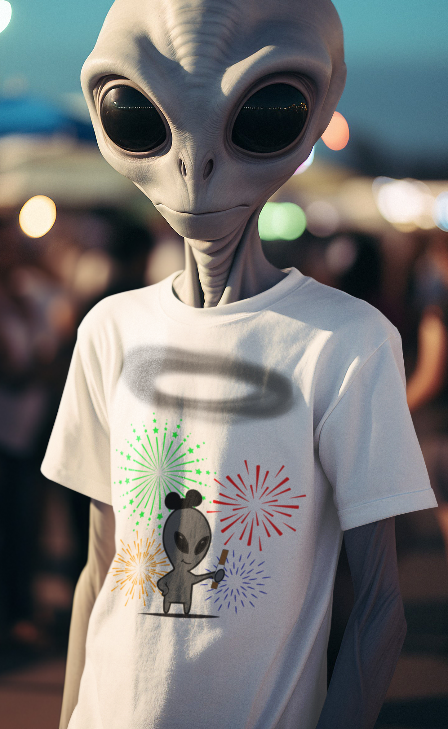 Theme Park Alien Tee