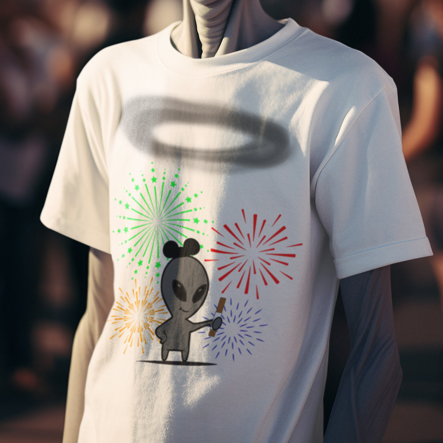 Theme Park Alien Tee