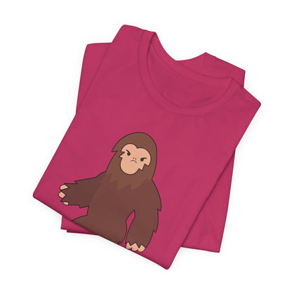 I Don't Believe You Exist Either T-Shirt in Berry, Folded View - Cryptid Collection