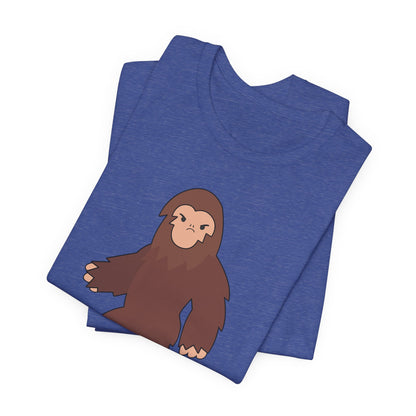 I Don't Believe You Exist Either T-Shirt in Heather True Royal, Folded View - Cryptid Collection