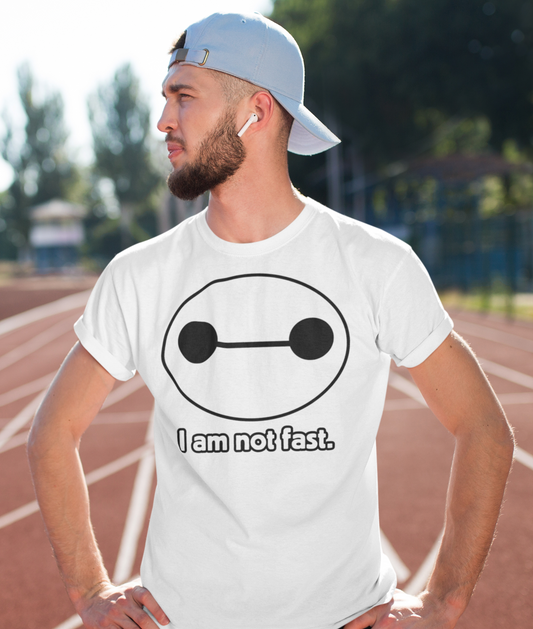 i am not fast. Tee